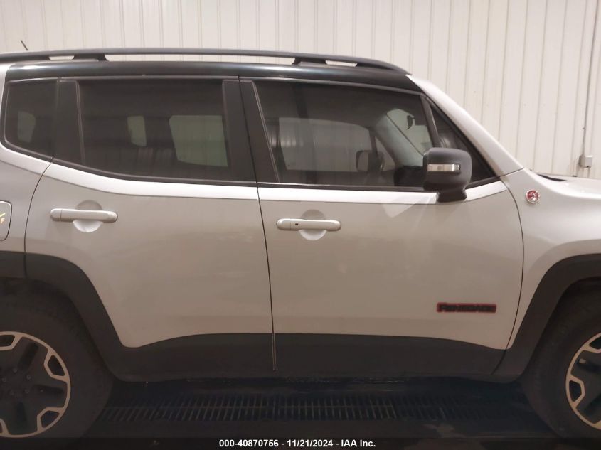 2015 Jeep Renegade Trailhawk VIN: ZACCJBCT0FPB57237 Lot: 40870756