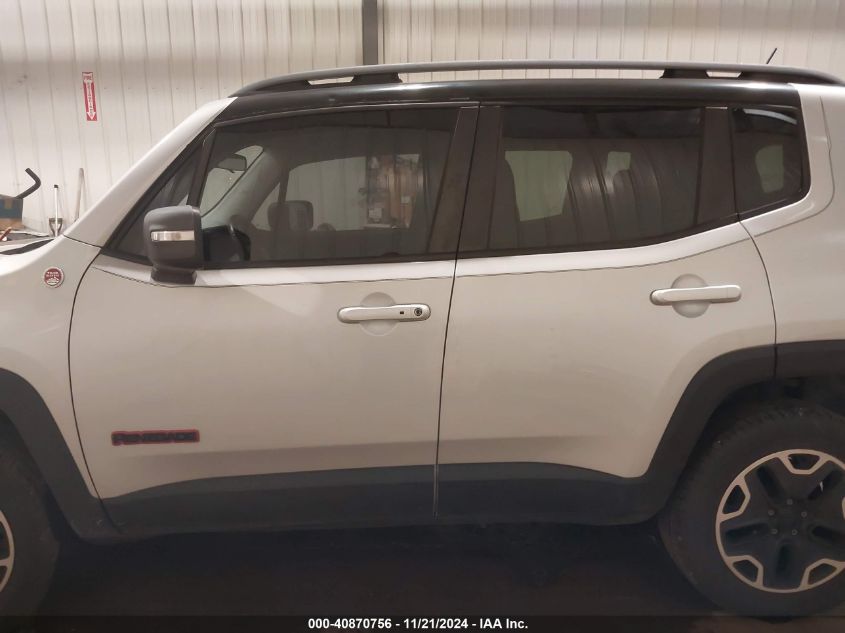 2015 Jeep Renegade Trailhawk VIN: ZACCJBCT0FPB57237 Lot: 40870756