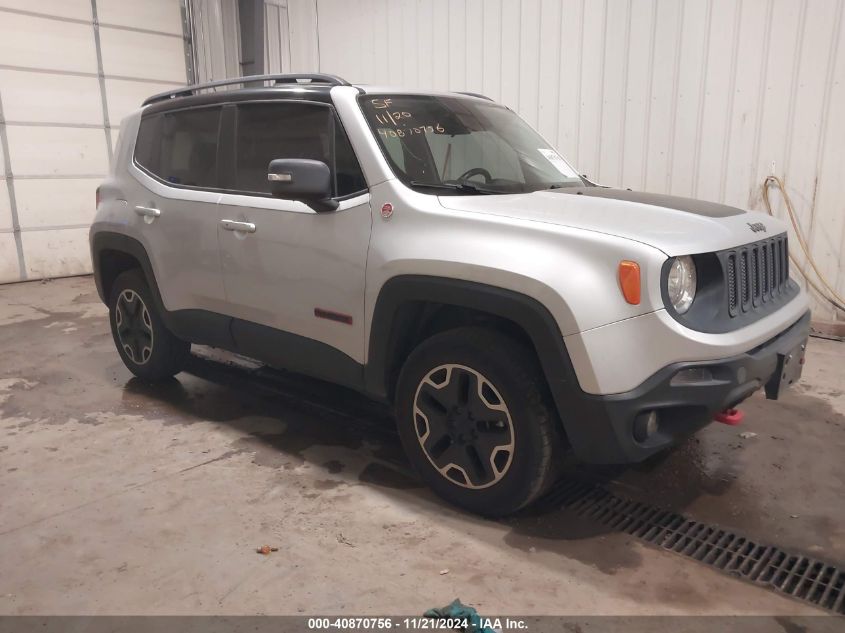 VIN ZACCJBCT0FPB57237 2015 Jeep Renegade, Trailhawk no.1