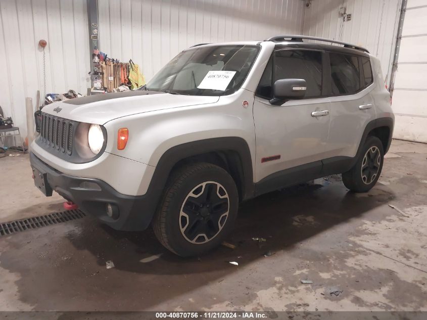 VIN ZACCJBCT0FPB57237 2015 Jeep Renegade, Trailhawk no.2