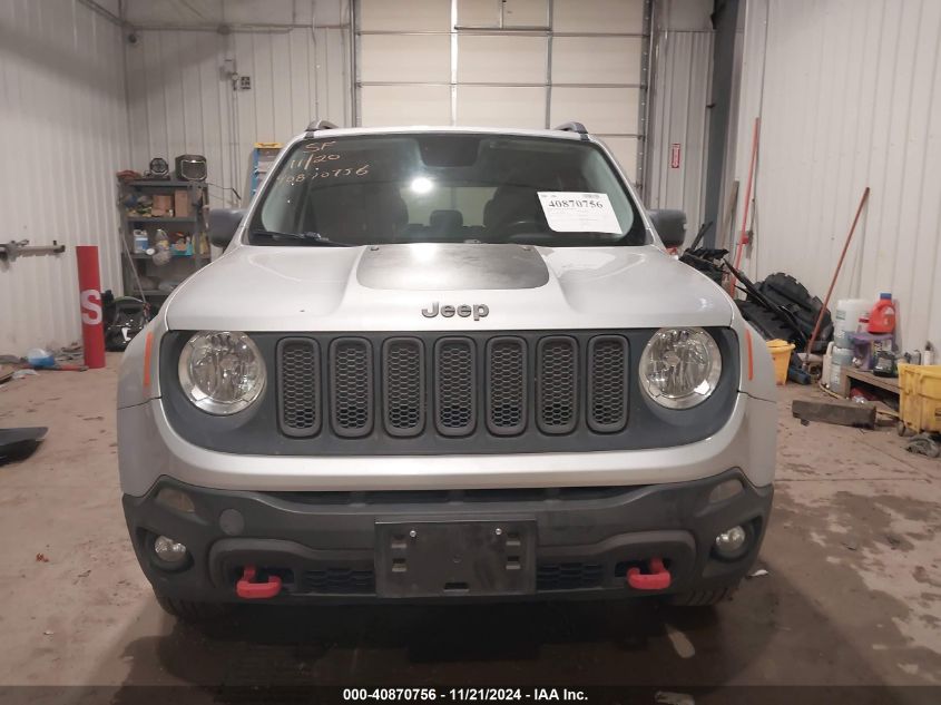 2015 Jeep Renegade Trailhawk VIN: ZACCJBCT0FPB57237 Lot: 40870756