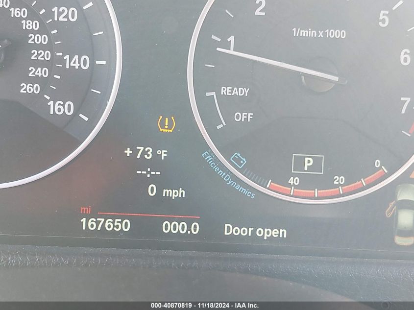 2014 BMW 328I VIN: WBA3C1C58EK108733
