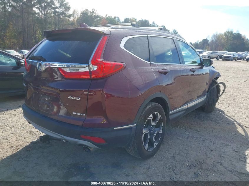 2017 Honda Cr-V Touring VIN: 2HKRW2H91HH674645 Lot: 40870825