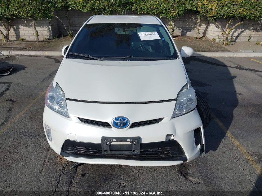 2013 Toyota Prius Four VIN: JTDKN3DUXD1681132 Lot: 40870845