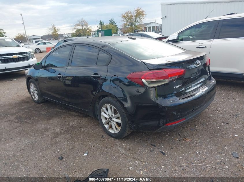 2017 Kia Forte S VIN: 3KPFL4A73HE022243 Lot: 40870847