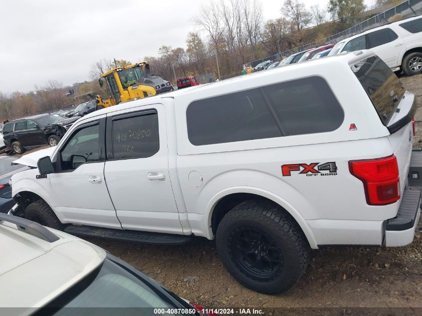 2018 Ford F-150 Lariat VIN: 1FTEW1E57JKD62010 Lot: 40870850