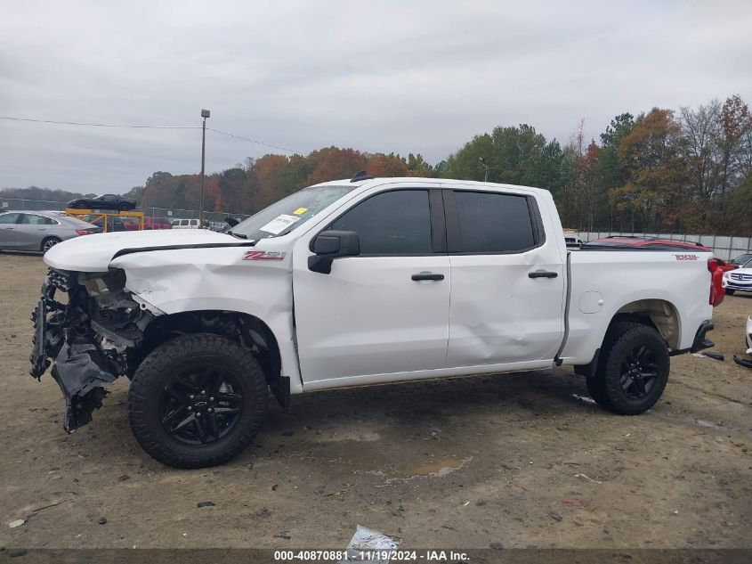 2022 Chevrolet Silverado 1500 Ltd 4Wd Short Bed Custom Trail Boss VIN: 1GCPYCEL2NZ135382 Lot: 40870881