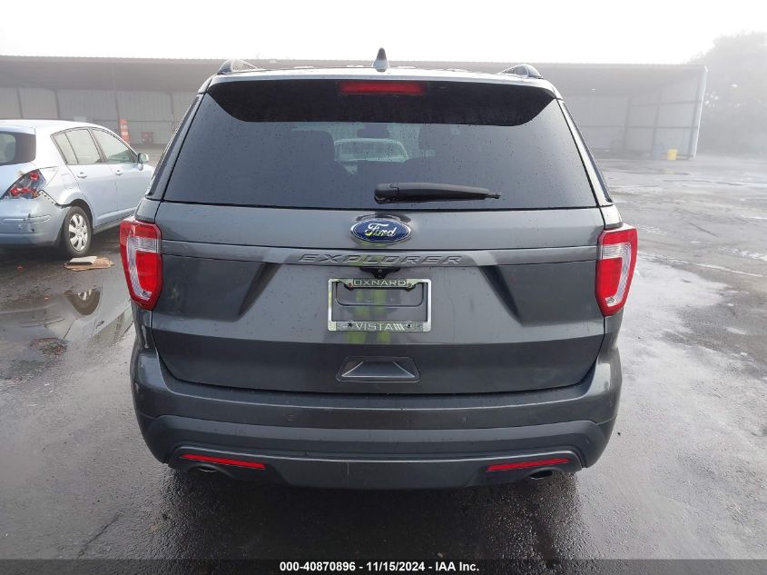 2017 Ford Explorer Xlt VIN: 1FM5K7D87HGA03906 Lot: 40870896