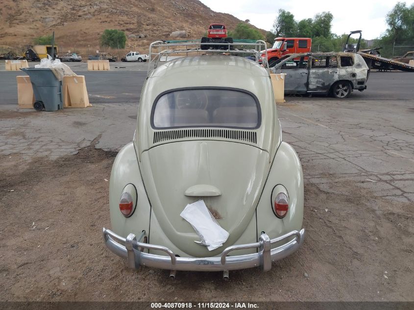 1963 Volkswagen Beetle VIN: 5051902 Lot: 40870918