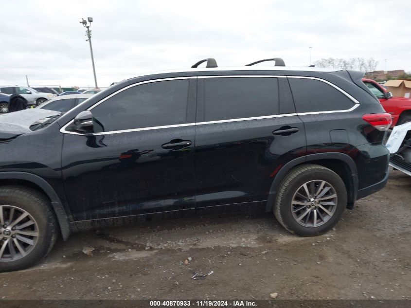 2018 Toyota Highlander Xle VIN: 5TDKZRFH6JS278920 Lot: 40870933