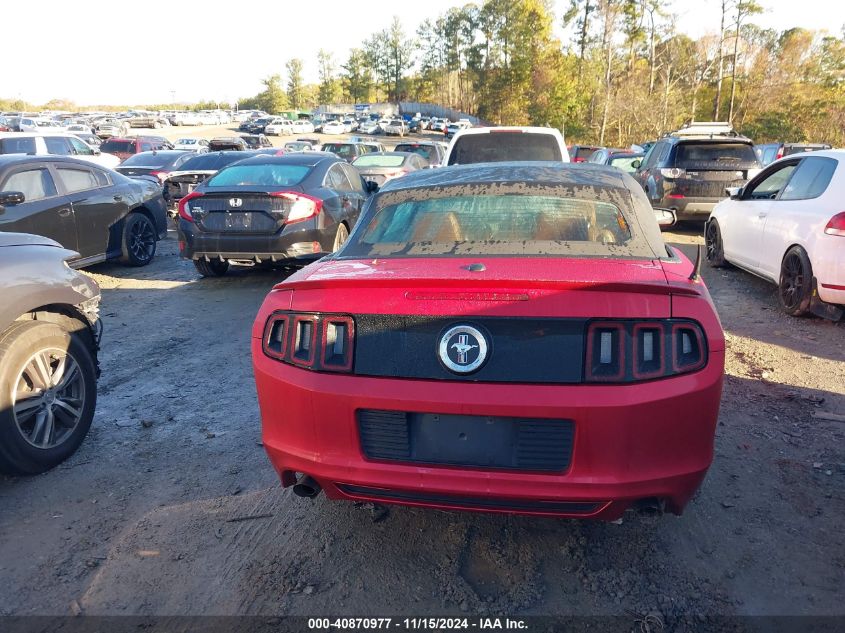 2013 Ford Mustang V6 Premium VIN: 1ZVBP8EM3D5256430 Lot: 40870977