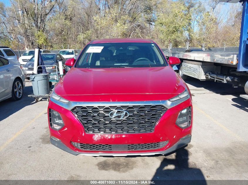 2019 Hyundai Santa Fe Sel VIN: 5NMS33AD4KH011931 Lot: 40871003