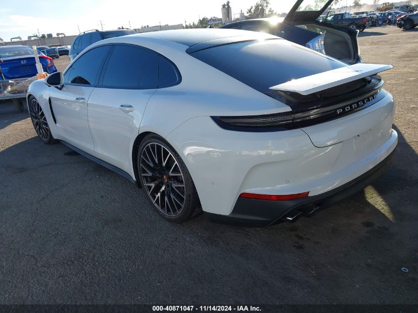 2024 Porsche Panamera 4 VIN: WP0AA2YA0RL007150 Lot: 40871047