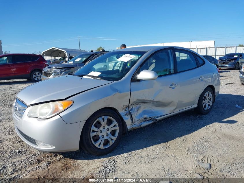 2010 Hyundai Elantra Gls VIN: KMHDU4AD2AU826532 Lot: 40871048