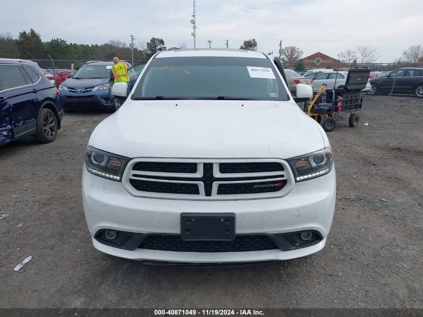 2018 Dodge Durango Gt Awd VIN: 1C4RDJDG7JC302569 Lot: 40871049