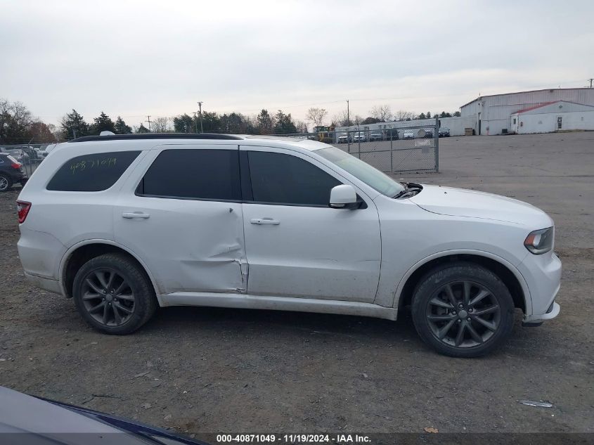 2018 Dodge Durango Gt Awd VIN: 1C4RDJDG7JC302569 Lot: 40871049