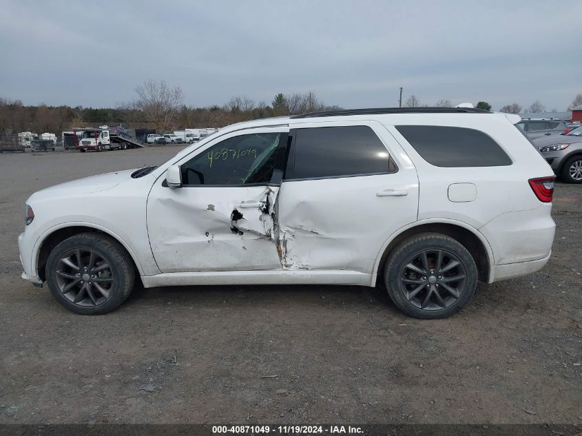 2018 Dodge Durango Gt Awd VIN: 1C4RDJDG7JC302569 Lot: 40871049