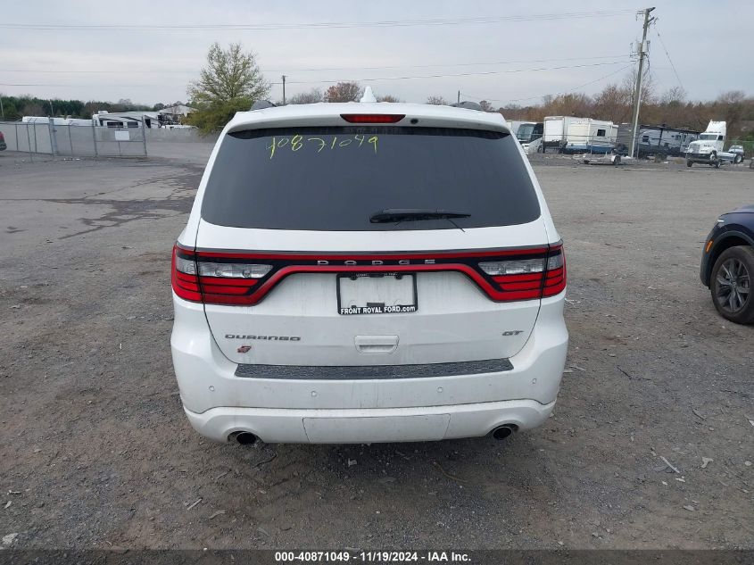 2018 Dodge Durango Gt Awd VIN: 1C4RDJDG7JC302569 Lot: 40871049