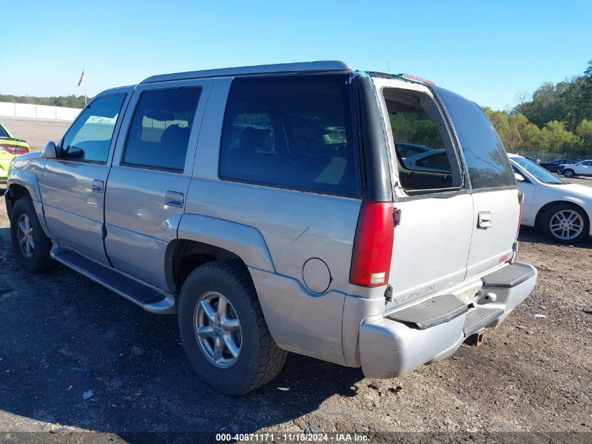 2000 GMC Yukon Denali VIN: 1GKEK13R3YR129877 Lot: 40871171