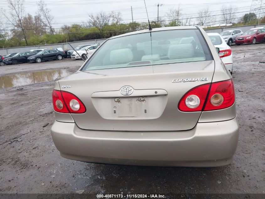 2008 Toyota Corolla Ce VIN: 2T1BR32E88C885607 Lot: 40871173