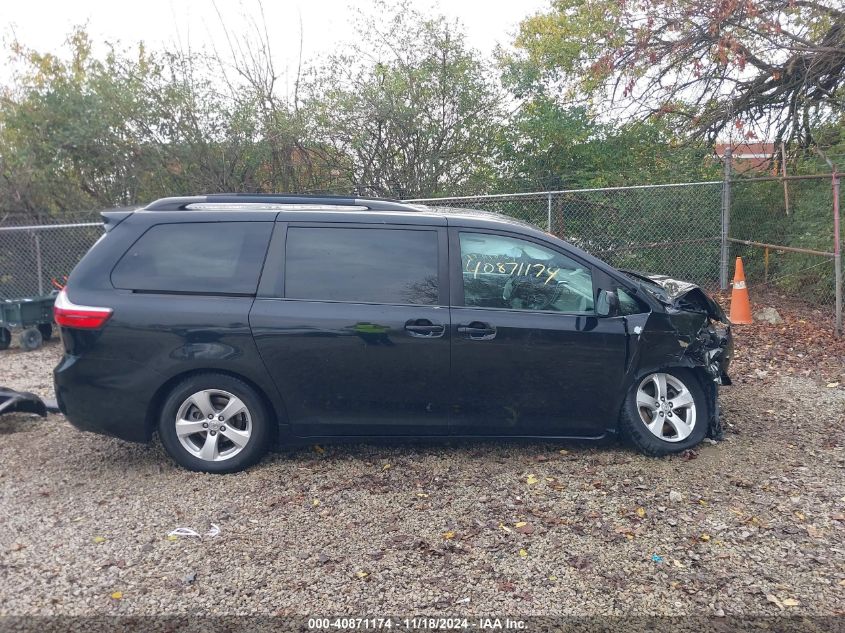 2015 Toyota Sienna Le 8 Passenger VIN: 5TDKK3DC2FS603465 Lot: 40871174