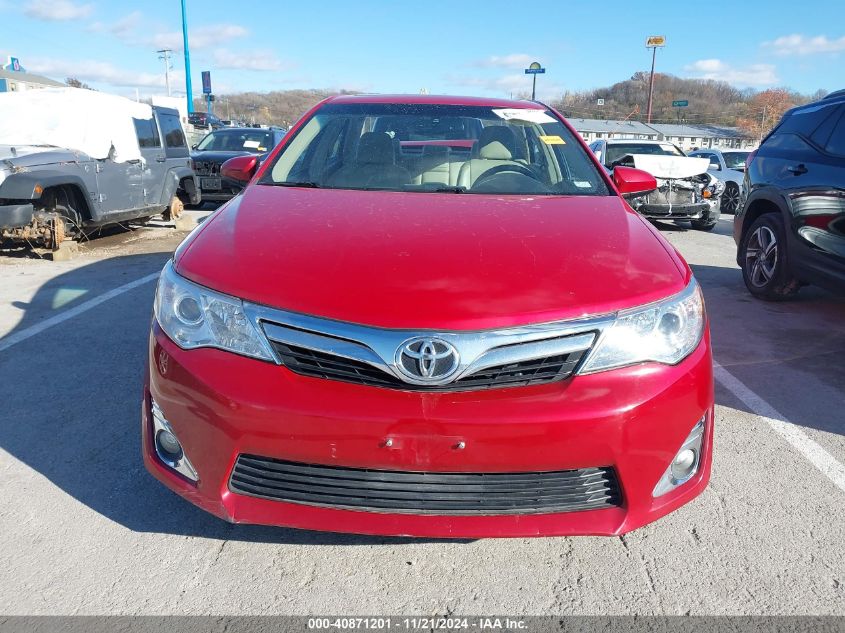 2012 Toyota Camry Xle VIN: 4T4BF1FK5CR182914 Lot: 40871201