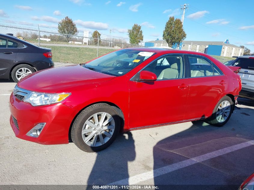 2012 Toyota Camry Xle VIN: 4T4BF1FK5CR182914 Lot: 40871201