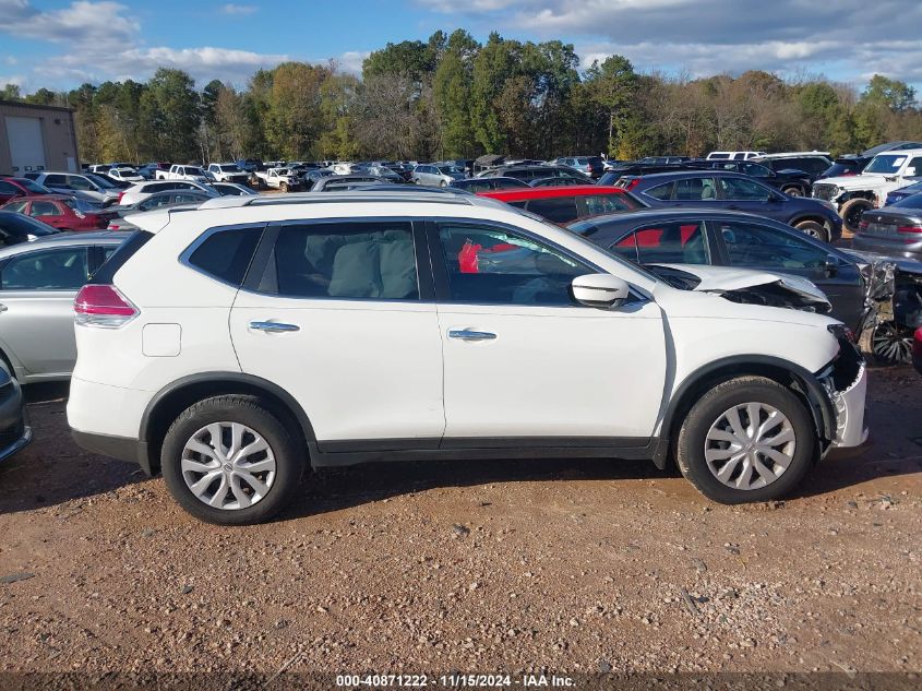 2016 Nissan Rogue S VIN: JN8AT2MT2GW015896 Lot: 40871222