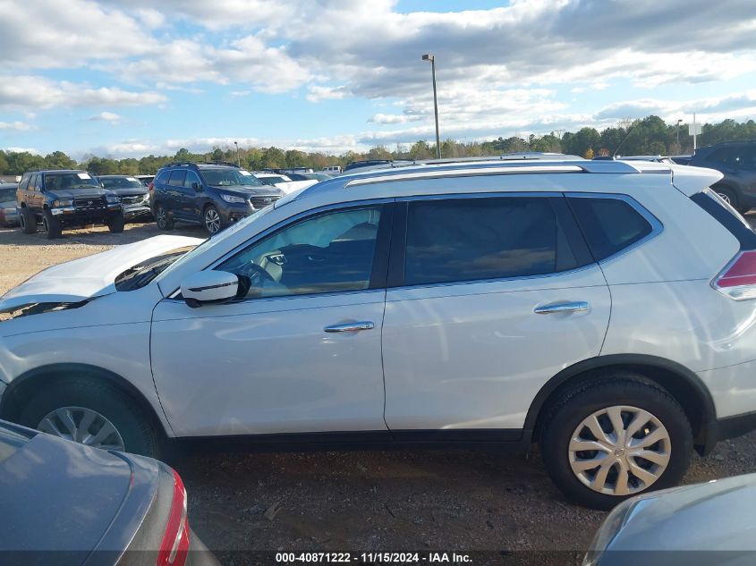 2016 Nissan Rogue S VIN: JN8AT2MT2GW015896 Lot: 40871222