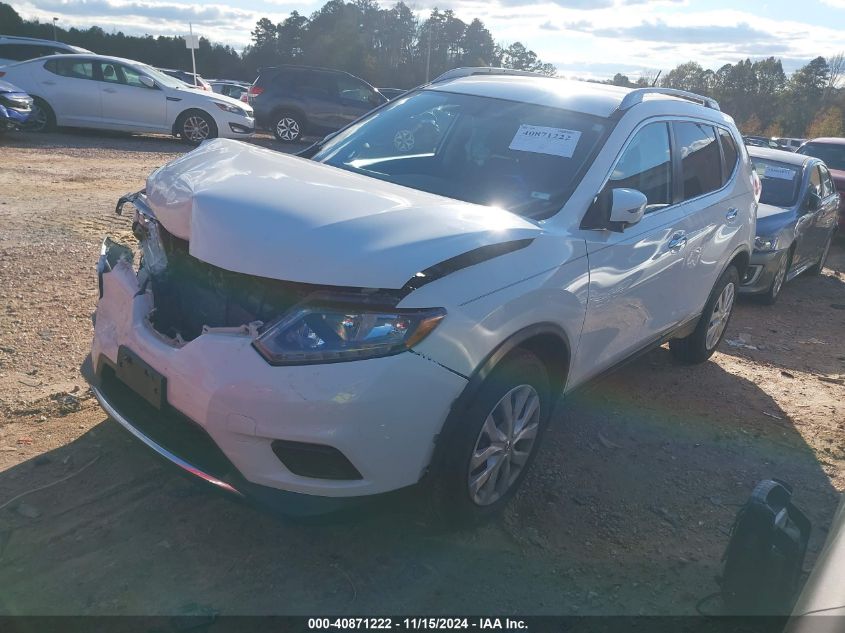 VIN JN8AT2MT2GW015896 2016 Nissan Rogue, S no.2