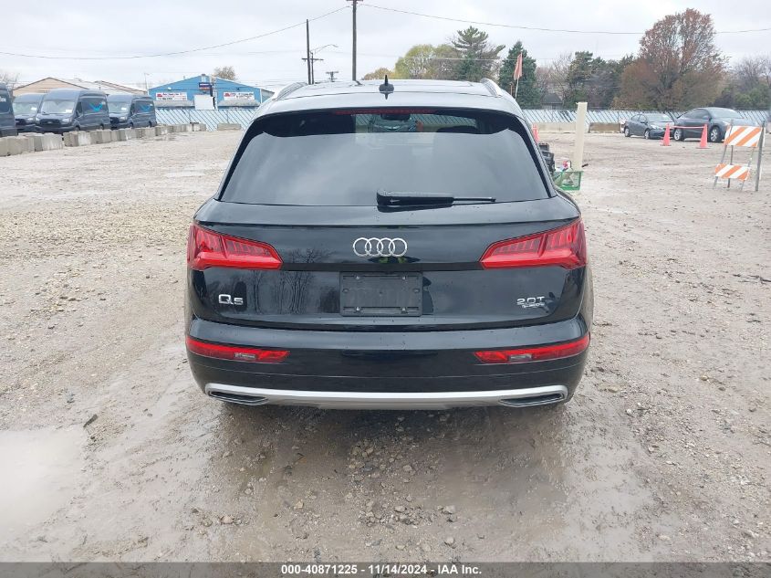 2018 Audi Q5 2.0T Premium/2.0T Tech Premium VIN: WA1ANAFY5J2230786 Lot: 40871225