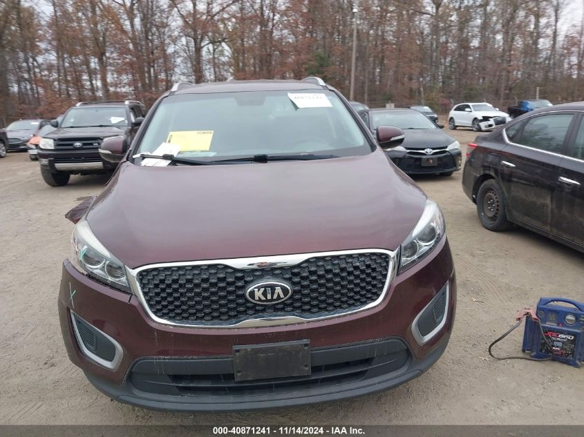 2018 Kia Sorento 2.4L Lx VIN: 5XYPG4A38JG407764 Lot: 40871241