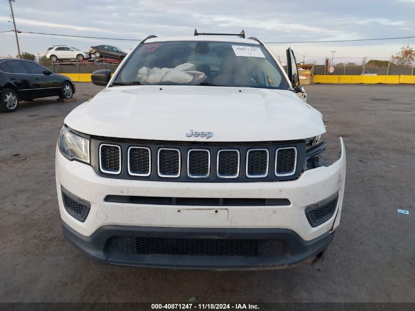 2017 Jeep New Compass Sport Fwd VIN: 3C4NJCAB4HT669570 Lot: 40871247