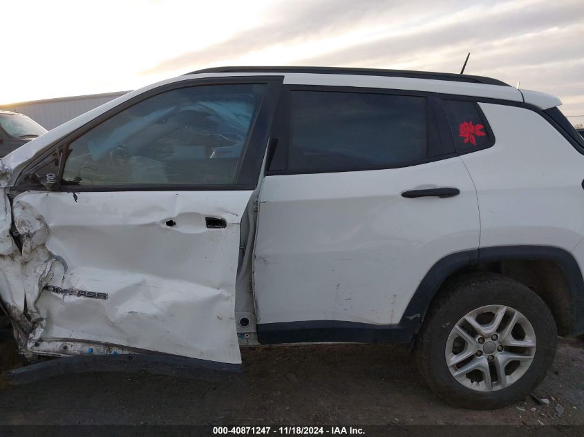 2017 Jeep New Compass Sport Fwd VIN: 3C4NJCAB4HT669570 Lot: 40871247