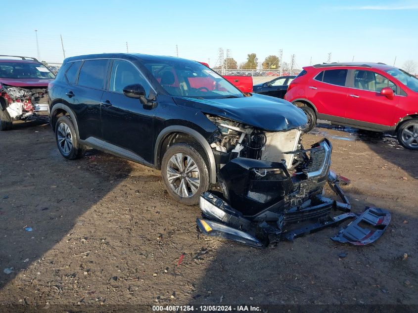 VIN 5N1BT3BAXNC678179 2022 Nissan Rogue, Sv Fwd no.1