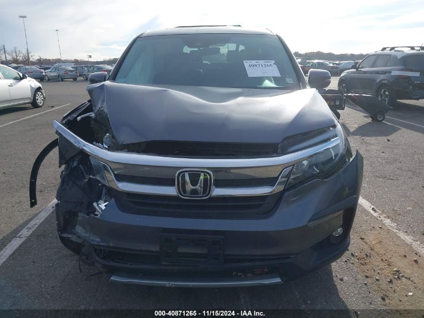 2021 Honda Pilot Awd Ex-L VIN: 5FNYF6H52MB068683 Lot: 40871265