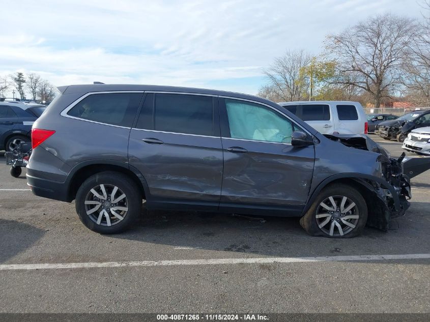 2021 Honda Pilot Awd Ex-L VIN: 5FNYF6H52MB068683 Lot: 40871265