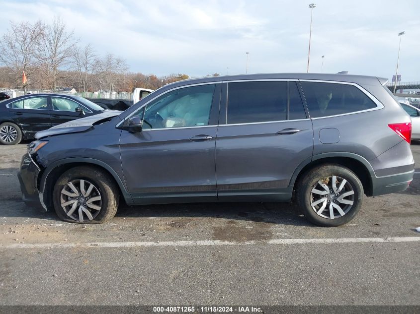 2021 Honda Pilot Awd Ex-L VIN: 5FNYF6H52MB068683 Lot: 40871265