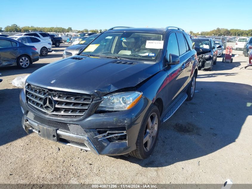 2014 Mercedes-Benz Ml 350 VIN: 4JGDA5JBXEA272659 Lot: 40871296