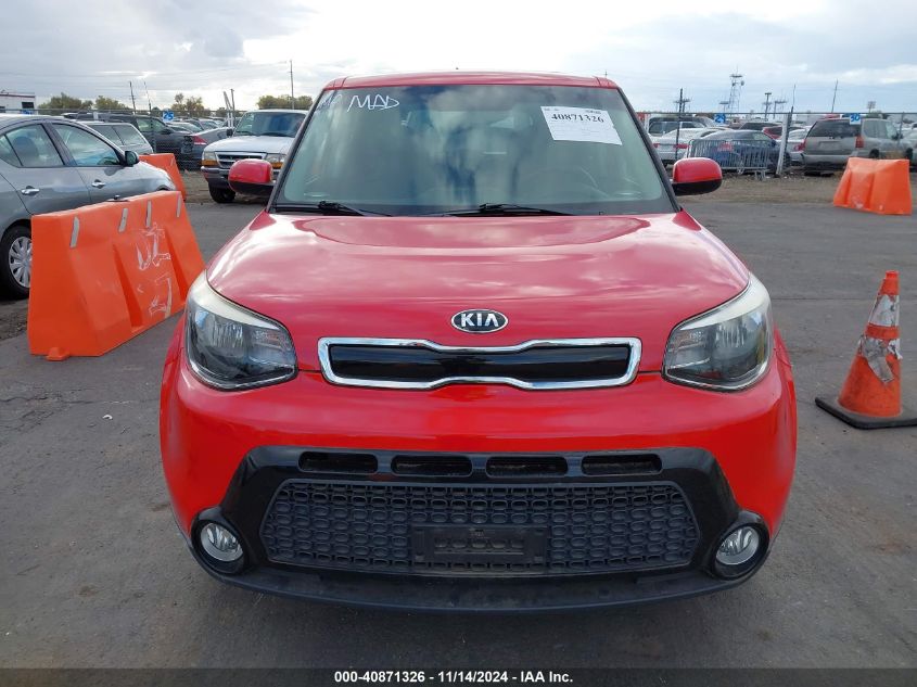 2016 Kia Soul + VIN: KNDJP3A58G7829802 Lot: 40871326