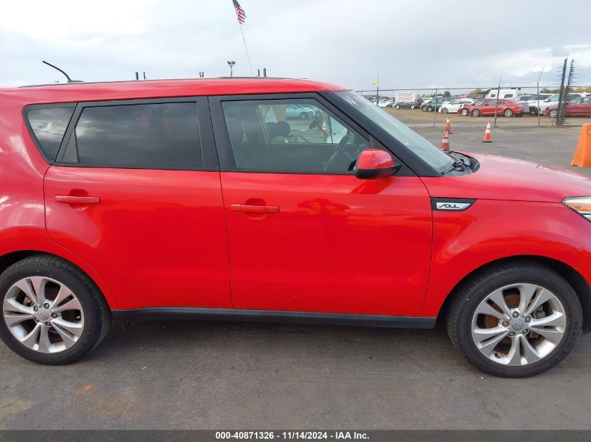 2016 Kia Soul + VIN: KNDJP3A58G7829802 Lot: 40871326