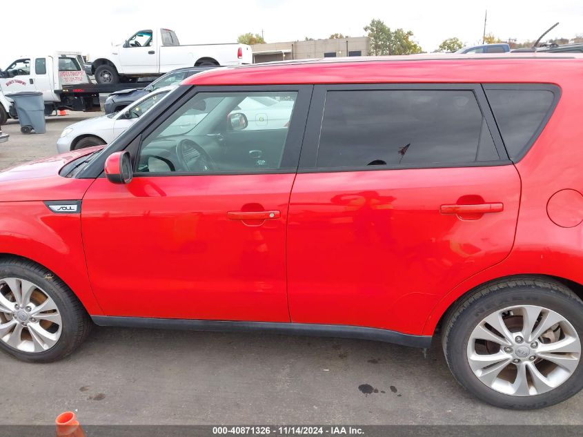 2016 Kia Soul + VIN: KNDJP3A58G7829802 Lot: 40871326