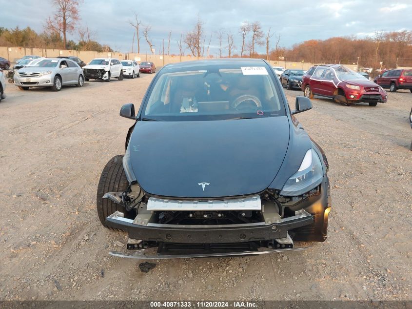 2024 Tesla Model Y Long Range Dual Motor All-Wheel Drive/Rwd VIN: 7SAYGDED3RF160506 Lot: 40871333