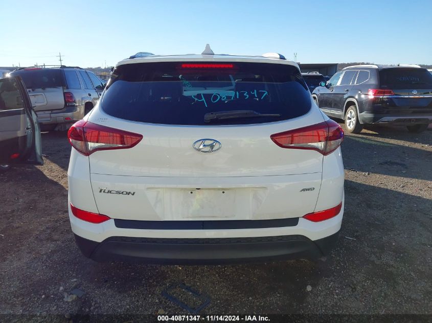 2017 Hyundai Tucson Se Plus VIN: KM8J3CA40HU456871 Lot: 40871347