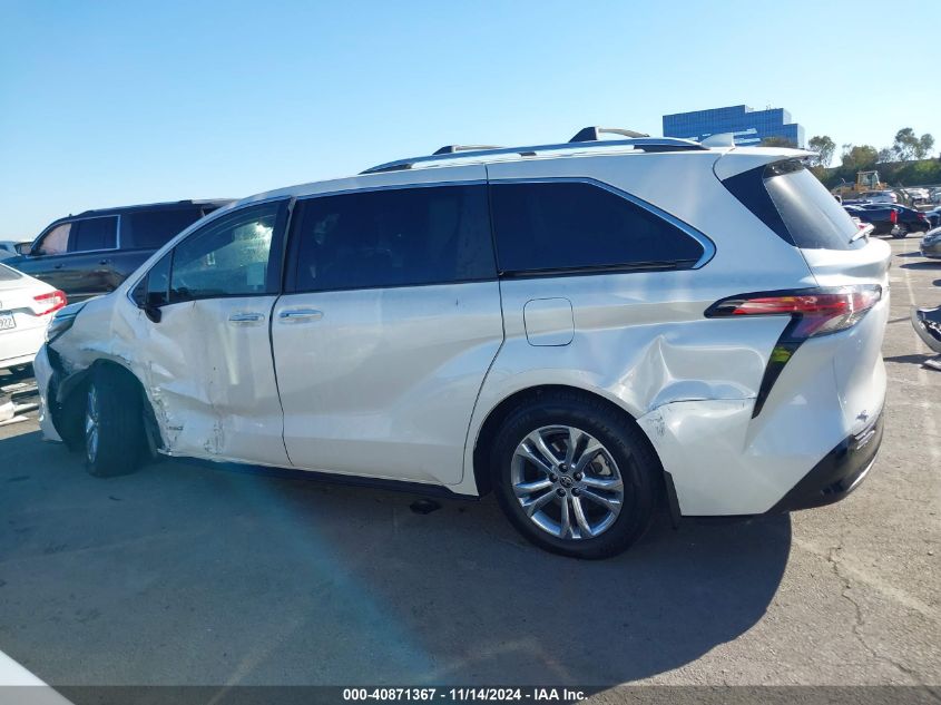 2021 Toyota Sienna Platinum VIN: 5TDESKFC6MS013142 Lot: 40871367