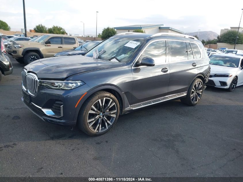 2020 BMW X7 xDrive40I VIN: 5UXCW2C06L9B40803 Lot: 40871398