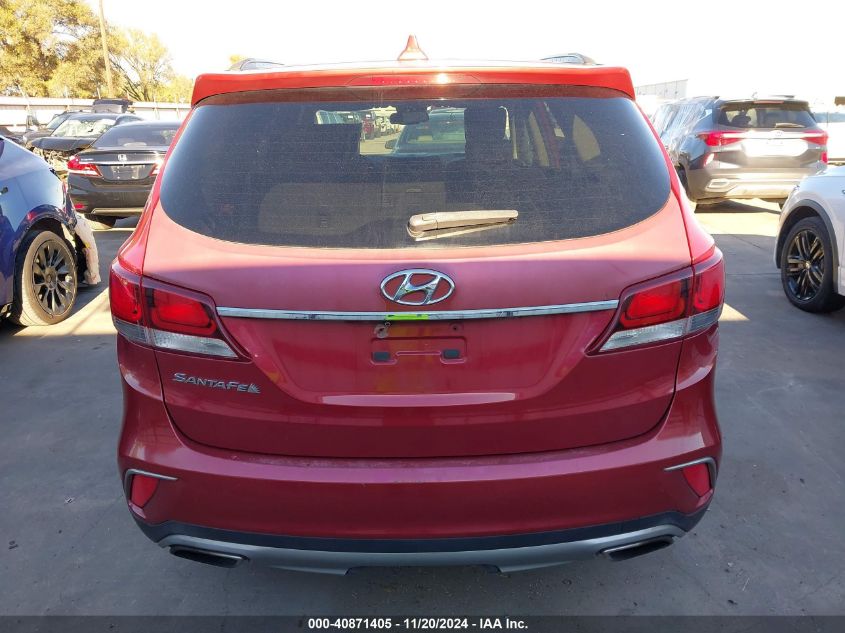 2017 Hyundai Santa Fe Se VIN: KM8SM4HF2HU177968 Lot: 40871405