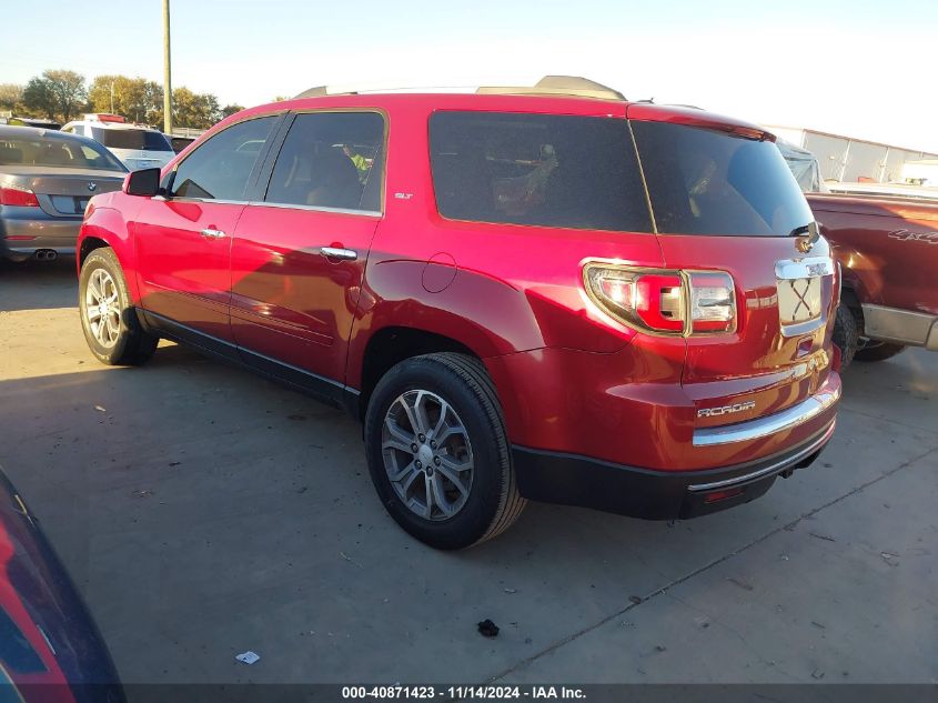 2013 GMC Acadia Slt-2 VIN: 1GKKRSKDXDJ161244 Lot: 40871423