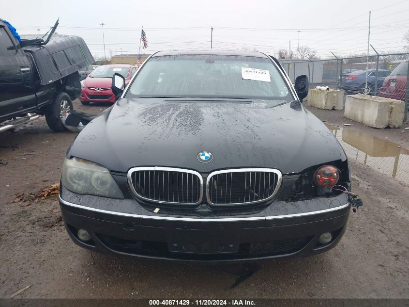 2008 BMW 750Li VIN: WBAHN83598DT79270 Lot: 40871429