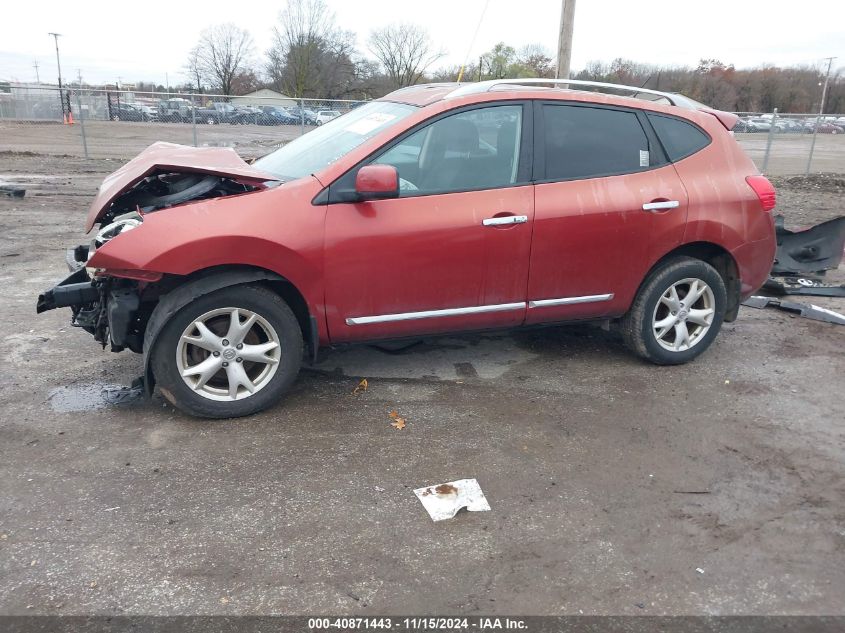 2011 Nissan Rogue Sv VIN: JN8AS5MT2BW187889 Lot: 40871443